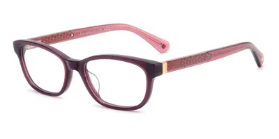 Kate Spade Brisbane 2 1lh Women's Glasses Burgundy Size 50 - Free Lenses - Blue Light Block Available