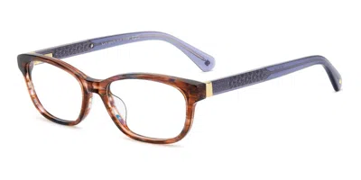 Kate Spade Brisbane 2 4et Women's Glasses Red Size 50 - Free Lenses - Blue Light Block Available In Shiny Red Horn