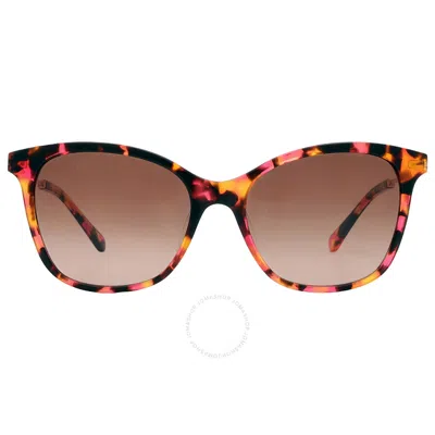 Kate Spade Brown Gradient Butterfly Ladies Sunglasses Dalila/s 0086/ha 54