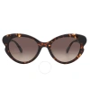 Kate Spade New York Paisleigh 55mm Gradient Cat Eye Sunglasses In Brown
