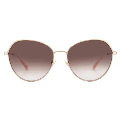 Kate Spade Brown Gradient Oval Ladies Sunglasses Octavia/g/s 0au2/ha 59