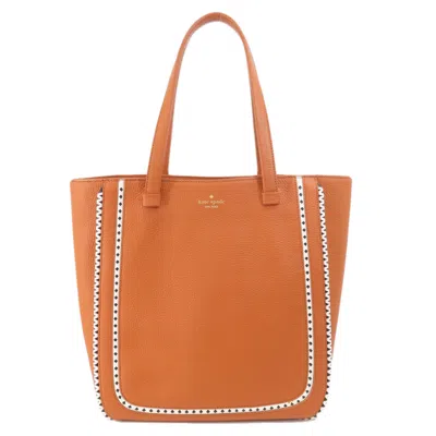 Pre-owned Kate Spade Brown Leather Tote Bag ()