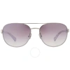 Kate Spade Brown Mirror Gradient Pilot Ladies Sunglasses Raglan/g/s 0010/nq 56 In Brown