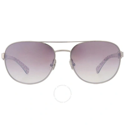 Kate Spade Brown Mirror Gradient Pilot Ladies Sunglasses Raglan/g/s 0010/nq 56
