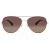 Kate Spade Brown Pilot Ladies Sunglasses Avaline2/s 0rhl/ha 58