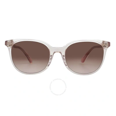 Kate Spade Brown Pink Gradient Oval Ladies Sunglasses Andria/s 035j/m2 51 In Brown / Ink / Pink