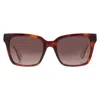 Kate Spade Brown Shaded Cat Eye Ladies Sunglasses Harlow/g/s 0086/ha 55 In Brown