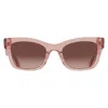 Kate Spade Brown Shaded Cat Eye Ladies Sunglasses Ks Aimee/s 0qr0/ha 50 In Brown