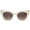 Kate Spade Brown Shaded Cat Eye Ladies Sunglasses Marigold/s 0szj/ha 51