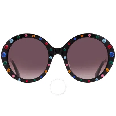 Kate Spade Brown Shaded Round Ladies Sunglasses Zya/g/s/strass 0sze/ha 55