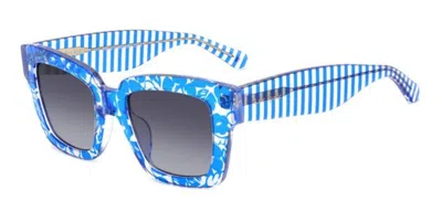 Kate Spade Brynne/g/s Asian Fit Gf5/9o Women's Sunglasses Blue Size 51