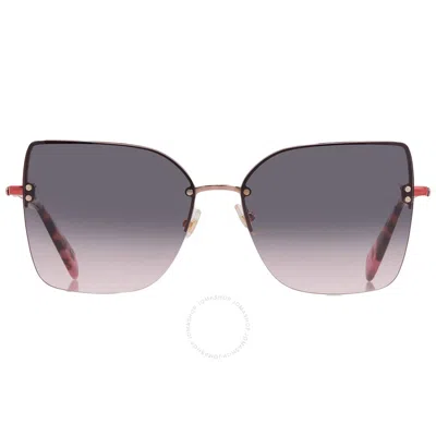 Kate Spade Burgundy Gradient Pink Cat Eye Sunglasses Ariella/g/s 0au2/uq