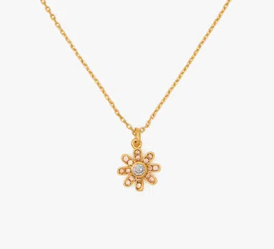 Kate Spade Bursting Blooms Pendant In Gold