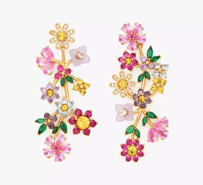 Kate Spade Busting Blooms Statement Earrings In Multi