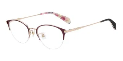 Kate Spade Calley 2/fj Asian Fit C9a Women's Glasses Red Size 49 - Free Lenses - Blue Light Block Available In Gold