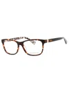 Kate Spade Calley Rectangular Eyeglasses For Women In Metallic
