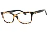 Kate Spade Ladies Black Rectangular Eyeglass Frames Camberly In Tortoiseshell