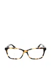 Kate Spade Ladies Black Rectangular Eyeglass Frames Camberly In Multi