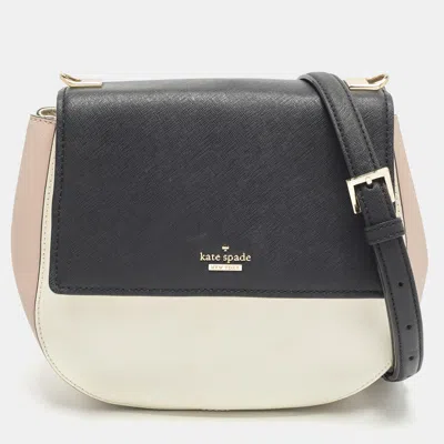 Pre-owned Kate Spade Cameron Street Byrdie Medium Multicolor Leather Crossbody Bag