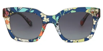 Kate Spade Camryn/s X19/9o Women's Sunglasses Blue Size 50