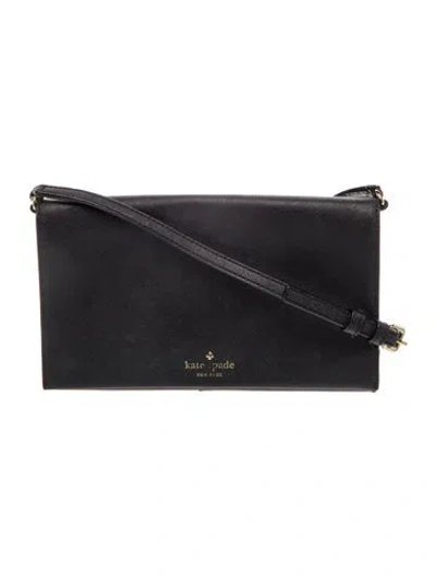 Pre-owned Kate Spade Canvas Crossbody Bag In Black