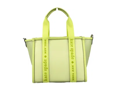 Kate Spade Canvas Kip Small Tote Crossbody Bag In Green