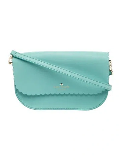 Pre-owned Kate Spade Canvas Shoulder Bag In Blue