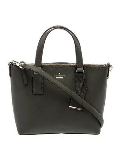Pre-owned Kate Spade Canvas Top Handle Bag In Green
