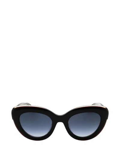 Kate Spade Capri Cat-eye Sunglasses In Black