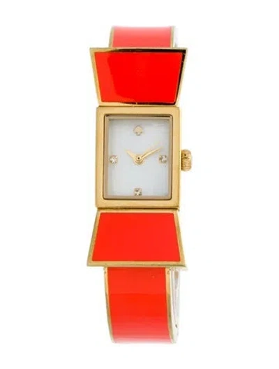 Pre-owned Kate Spade Carlyle Watch, 18mm In Multi