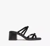 Kate Spade New York Carolina Block Heel Sandal In Black