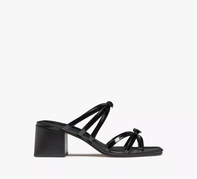 KATE SPADE CAROLINA PATENT BLOCK HEEL SANDALS