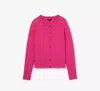 Kate Spade Cashmere Crewneck Cardigan In Rhododendron Grove