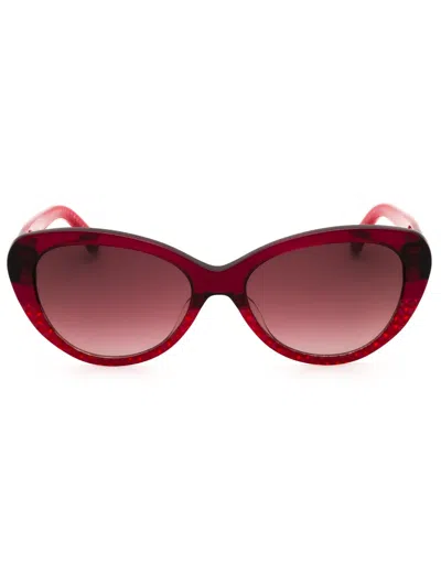 Kate Spade Cat Eye Women's Sunglasses - Stylish And Elegant Design In Burgundy
