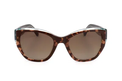 Kate Spade Yolanda/s Ha Yn2 Cat Eye Sunglasses In Brown