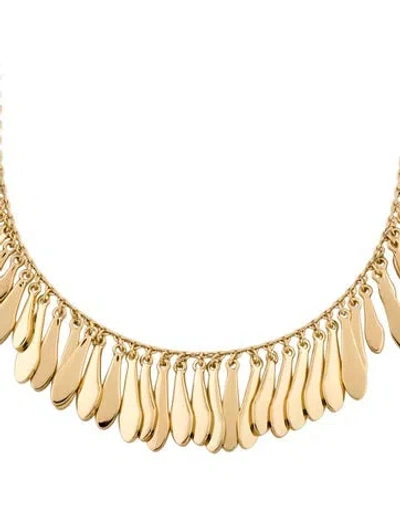 Pre-owned Kate Spade Chain Fringe Necklace, 31.5" In Multi