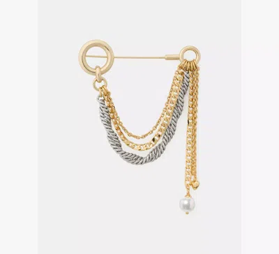Kate Spade New York Chain Reaction Brooch In Gold