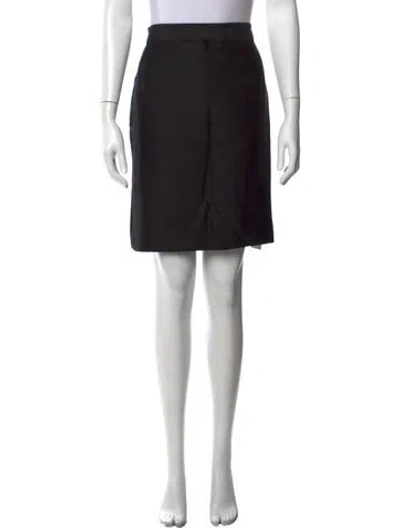 Pre-owned Kate Spade Chain-link Accents Mini Skirt In Black
