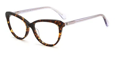 Kate Spade Chantelle 086 Women's Glasses Tortoiseshell Size 52 - Free Lenses - Blue Light Block Available In Brown