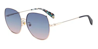 Kate Spade Charli/f/s Asian Fit S6f/i4 Women's Sunglasses Blue Size 59