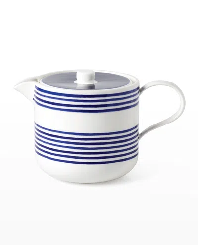 Kate Spade Charlotte St. Tea Pot In Blue