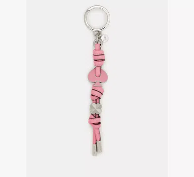 Kate Spade Charmed Enamel Knott Bag Charm In Pink