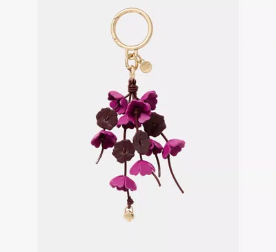 Kate Spade Charmed Flower Bag Charm In Red