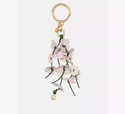 Kate Spade Charmed Flower Bag Charm In White