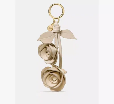 Kate Spade Charmed Rose Bag Charm In Brown
