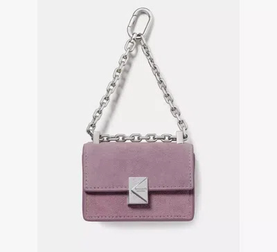 Kate Spade Charmed Suede Nano Carryall Bag Charm In Pink