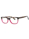 Kate Spade Chic Rectangular Eyeglasses For Women In Multi