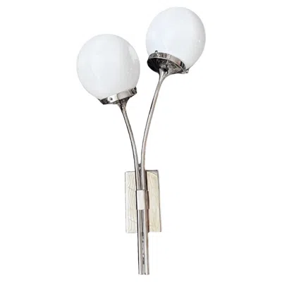 Pre-owned Kate Spade Chrome  Sconce In Transparent