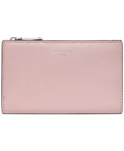 Kate Spade Classic Bifold Wallet In Smokey Petal