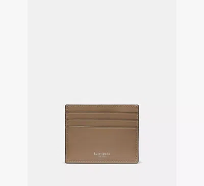 Kate Spade Classic Card Holder In Driftwood